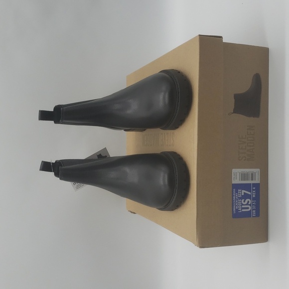 Steve Madden Women's Black Ankle Boots Size 7 NWT - Picture 10 of 10